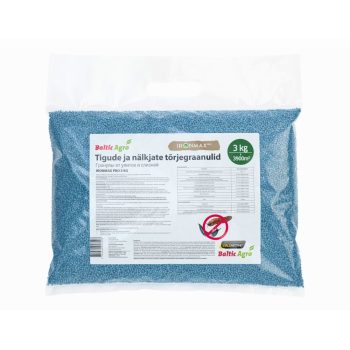 Tigude tõrjegraanulid Ironmax Pro 3 kg