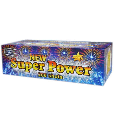 Uusi Super power 200 laukausta