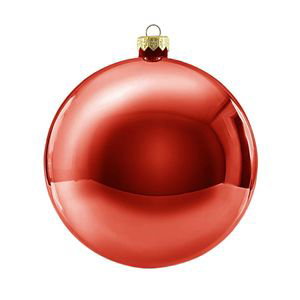 Christmas decoration ball 12cm red