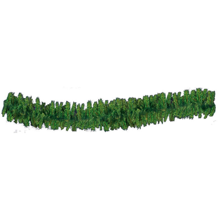 Ziemassvētku rotājumu vainags zaļš UV izturīgs 35x270cm