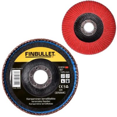 Lamellar disc 125mm 60/90 ° CERAMIC