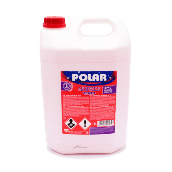 Coolant Polar red 5L -37 ° C