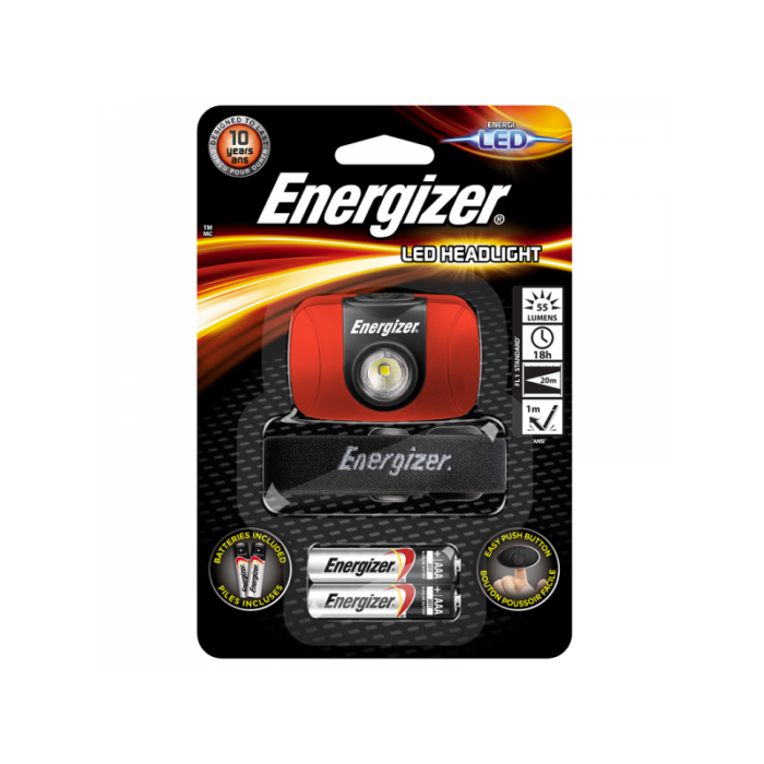 Priekšējais lukturis Energizer 55 lūmeni