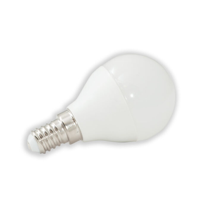 LED lamp G45 PALL 6W, E14 490lm 2tk