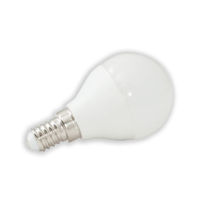 LED-lamppu G45 BALL 6W, E14 490lm 2kpl