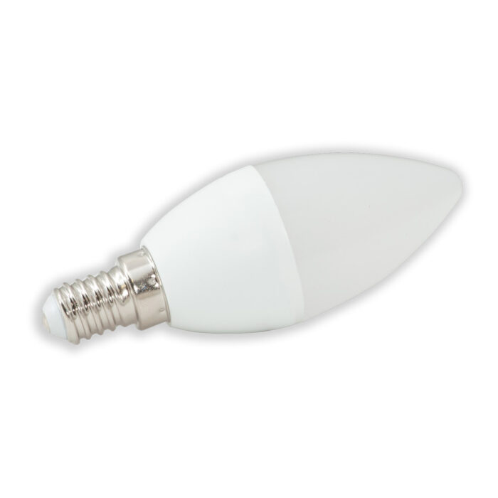 LED-lamppu C37 6W E14 470lm x2