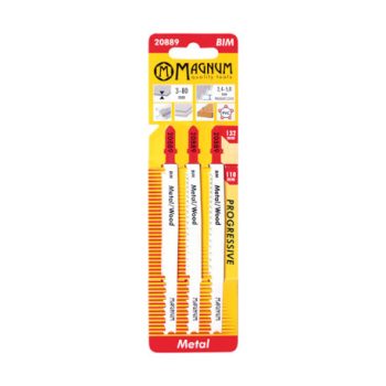 Tikksaeterad MAGNUM 3tk/pakis BIM Prog 132mm