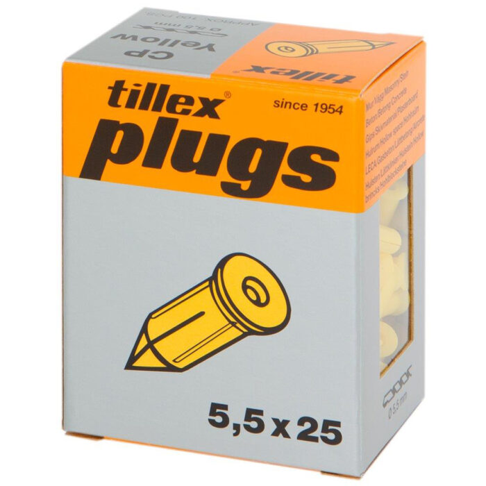 Pound dowel yellow 20 pcs in a pack of Tillex