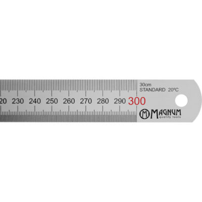 Stainless ruler 300mm Stainless ruler MAGNUM PROF 300mm