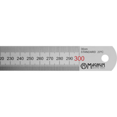 Nerūsējošā tērauda lineāls 600mm Nerūsējošā tērauda lineāls MAGNUM PROF 600mm