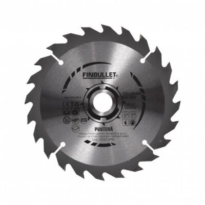 Saw blade 165 / 24T / 20mm / 1.6mm cordless saw blade