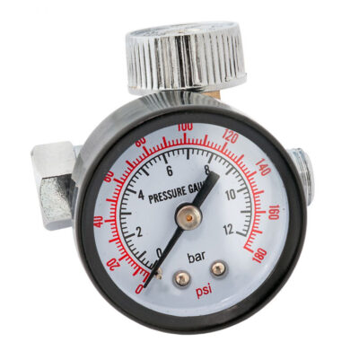 Pressure regulator with pressure gauge 1/4 "0-10bar