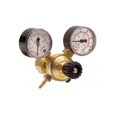 Gas regulator DR516 with two pressure gauges