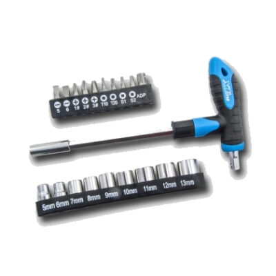 Screw bit set + T handle