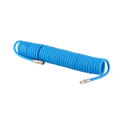 Compressed air spiral hose PU 8 / 12mm