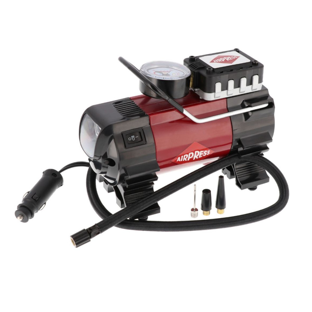 Autokompressor AIRPRESS 12V, 30l/min - Alve