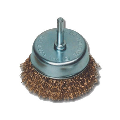 Corrugated end brush for drill STAVTOOL 75mm