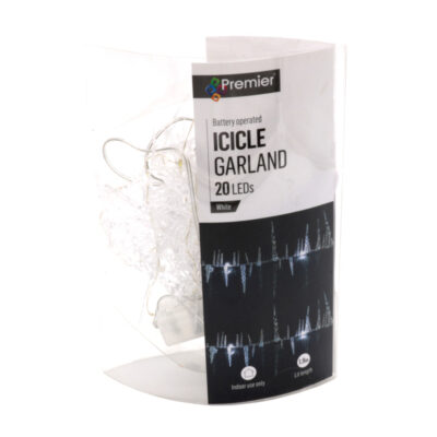 Led light chain with icicles |