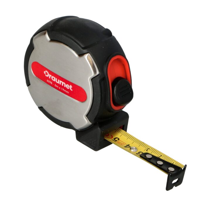 Measuring tape 8m x 25mm metal kl.2 Draumet 1pc (12pcs / pack)