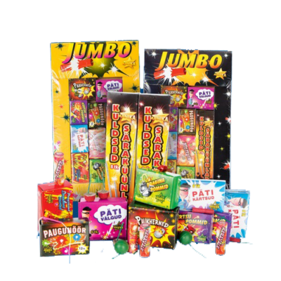 Jumbo pyrotekniksats