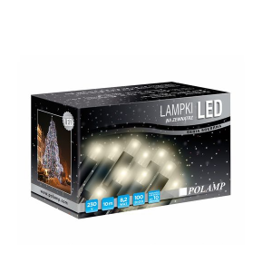 LED jõulutuled 10m 100LED valge soe vilkuv jätkatav sise