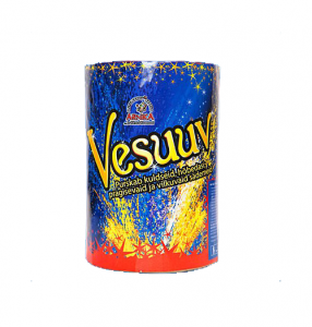Vesuuv-kuldsed/hõbedased pragisevad sädemed