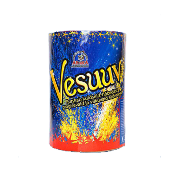 Vesuuv-kuldsed/hõbedased pragisevad sädemed