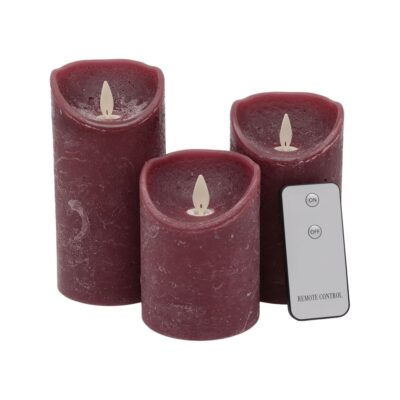 Led light candle set 3pcs