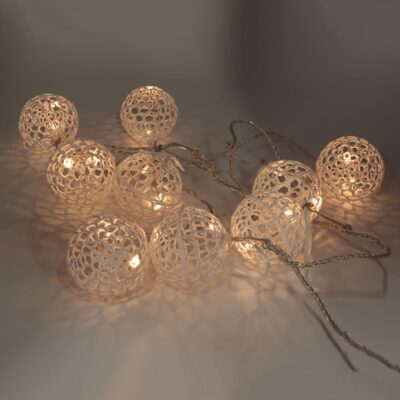 Crochet balls with led lights