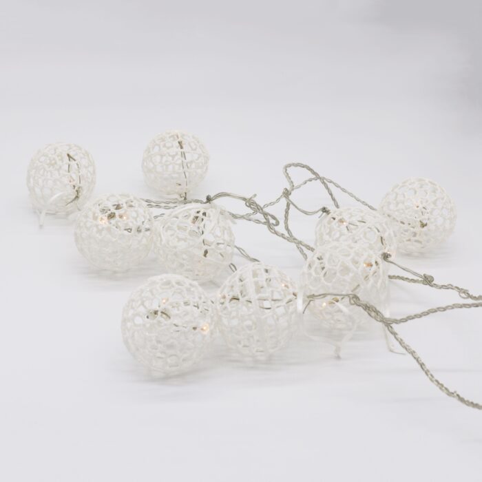 Crochet balls with led lights