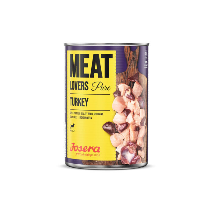 Josera meatlovers pure canned turkey for dogs