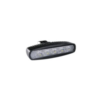 Led töötuli 15W 9-32V sirge, must 800lm