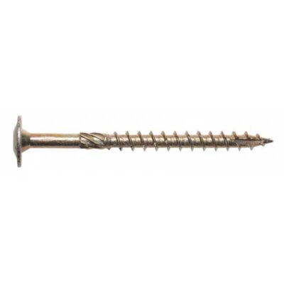 Wood screw with wide head 10x120 Zn (50/pc box)