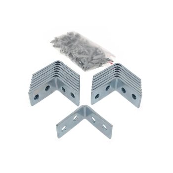 Nurgikud 25x25x14,5mm, 16tk + 64 kruvi komplektis