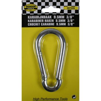 Karabiin BENSON 9.5mm 3/8"