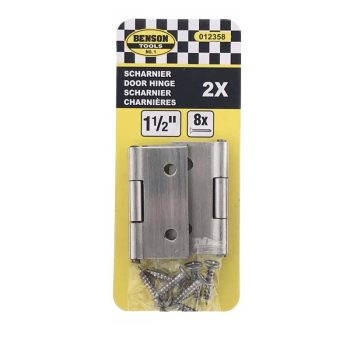 Uksehinged BENSON 1,5" RST 2tk/pakendis