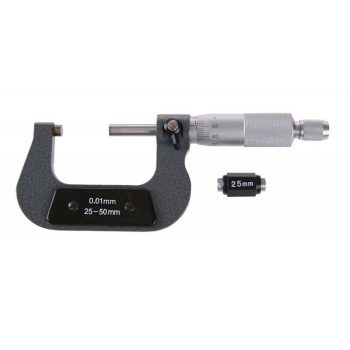 Mikromeeter 25-50mm, 0,01mm