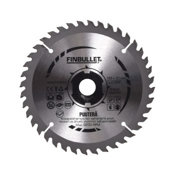 Saeketas 165/40T/20mm/1,6mm akuketassaele