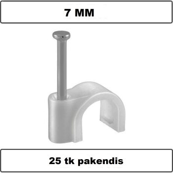 Spellid/naelklambrid BENSON 7mm, 25tk/pakendis