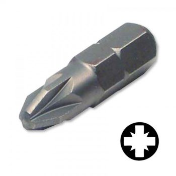 Kruviotsik PZ2 x 25mm 1/4" 25tk/pakendis