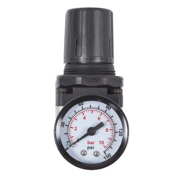 Surveregulaator manomeetriga 1/4", 0-10bar