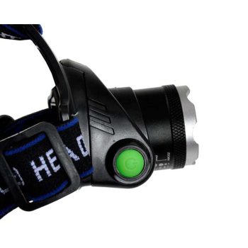 LED-pealamp CREE X PE T6 LED, 1000lm, laetava akuga