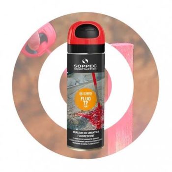 Märkevärv Soppec FLUO TP 500 ml, punane
