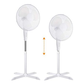 Põrandaventilaator 230V 40cm, reguleeritav kõrgus