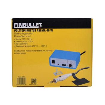 Puidupõleti 40W 230V, temperatuurivahemik 450-750C