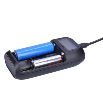 Akulaadija Solight AA, AAA, 18650, 2000mA, 2 kanalit, LCD-ekraan