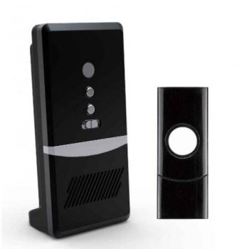 Doorbell WIRELESS, 58 melodies, 100m, 230V, black