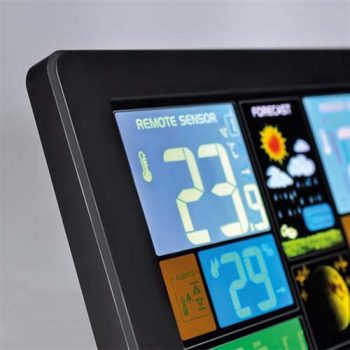 Digitaalne ilmajaam/termomeeter SOLIGHT LCD-ekraan, juhtmevaba
