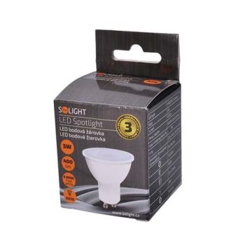 Led-lamp GU10 3W, 3000K, 260lm