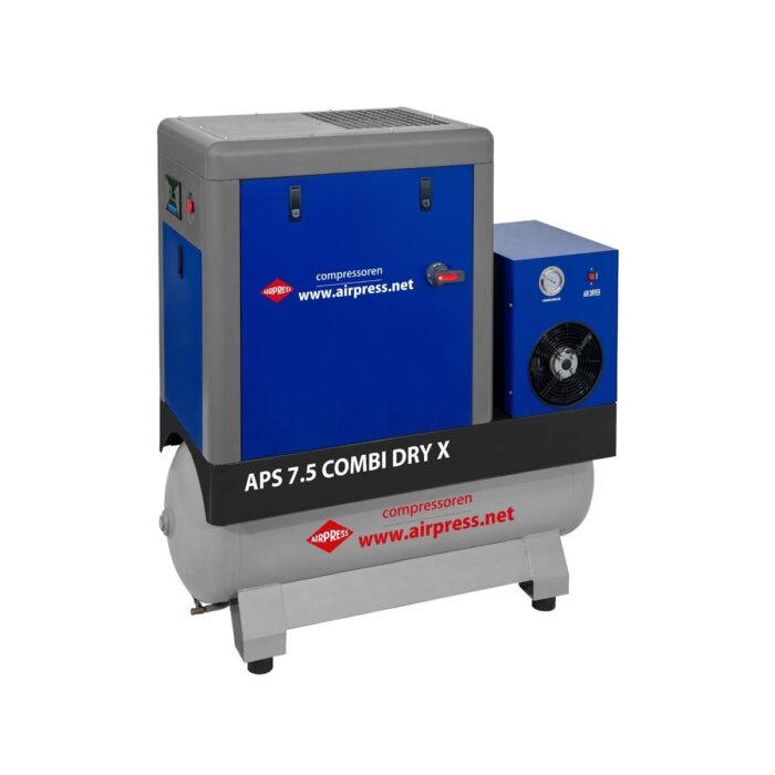 Screw compressor APS 7,5 COMBI DRY X